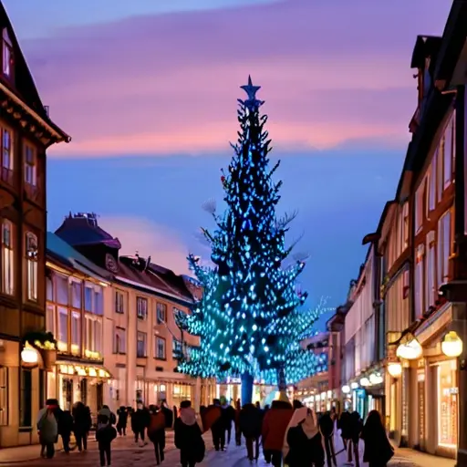 Страны с атмосферой праздничных улиц и вечернего света