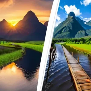 Направления по странам, отличающиеся выразительными пейзажами